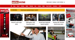 Desktop Screenshot of hatayvatan.com