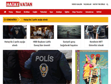 Tablet Screenshot of hatayvatan.com